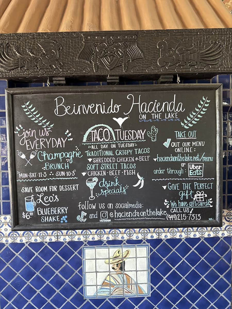 Menu Hacienda On The Lake-1