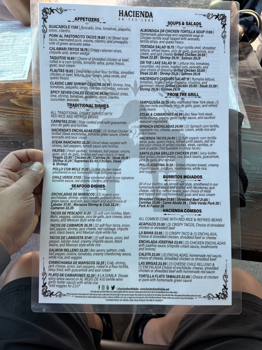 Menu Hacienda On The Lake-3